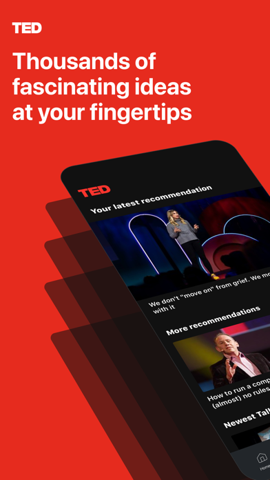 TED公式アプリの画面